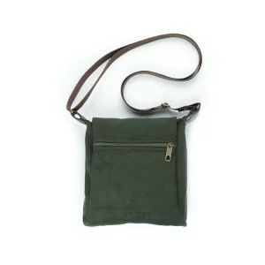 Bolso tapa mínimo verde oscuro